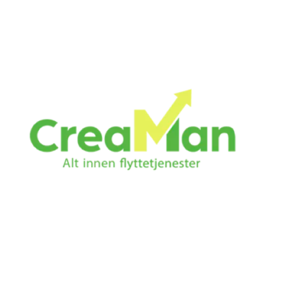 Creaman flyttebyrå logo Bestebedrift